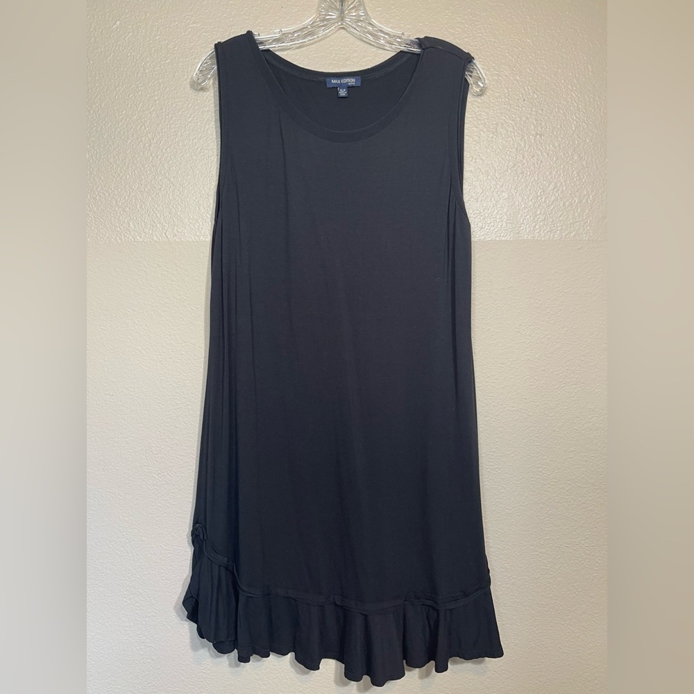 Max Edition Black Sleeveless Dress XLP petite